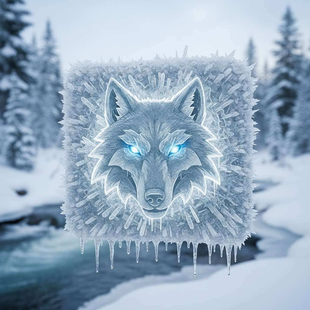 Close up of the Frozen Wild symbol